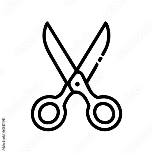 Scissors Icon for Creativity and Crafting Topics