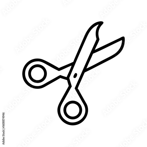 Scissors Icon for Creativity and Crafting Topics