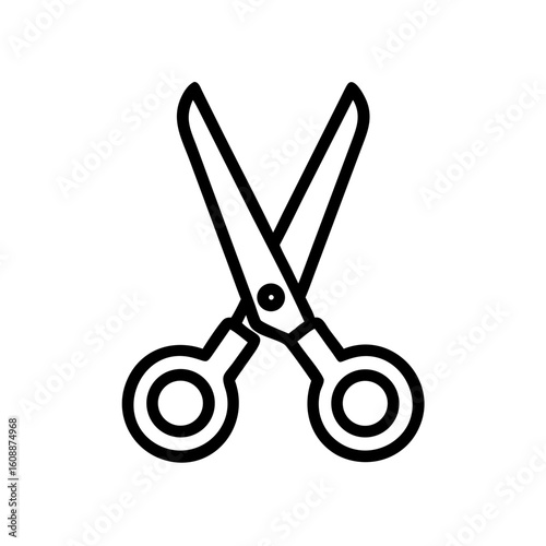 Scissors Icon for Creativity and Crafting Topics