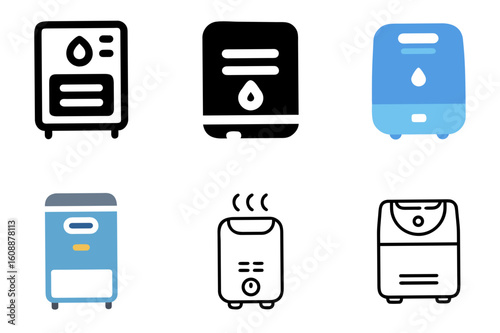 Dehumidifier Icon Vector Illustration