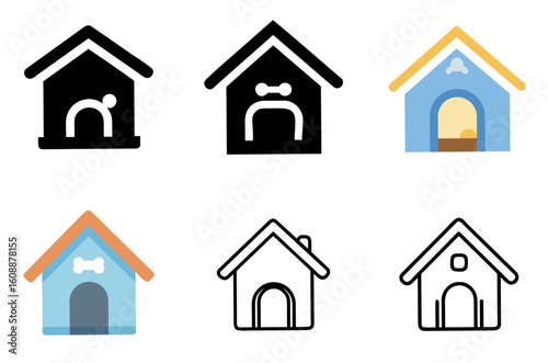 Dog House Icon Vector Illustration