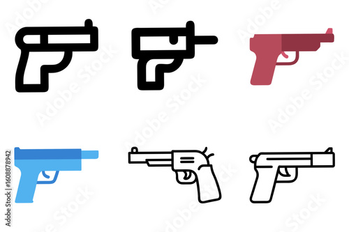 Gun Icon Vector Illustration