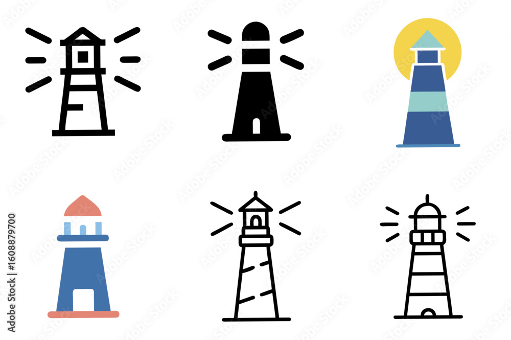 Lighthouse Icon Vector Illustration Lighthouse Icon Vector Illustration