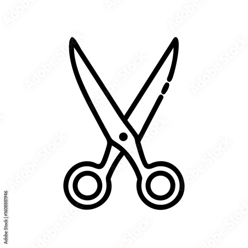 Scissors Icon for Creativity and Crafting Topics