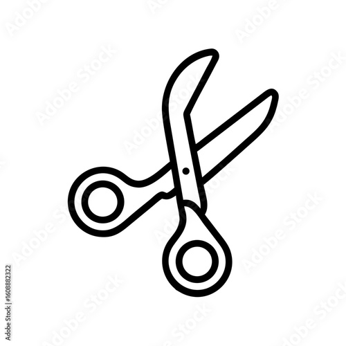 Scissors Icon for Creativity and Crafting Topics
