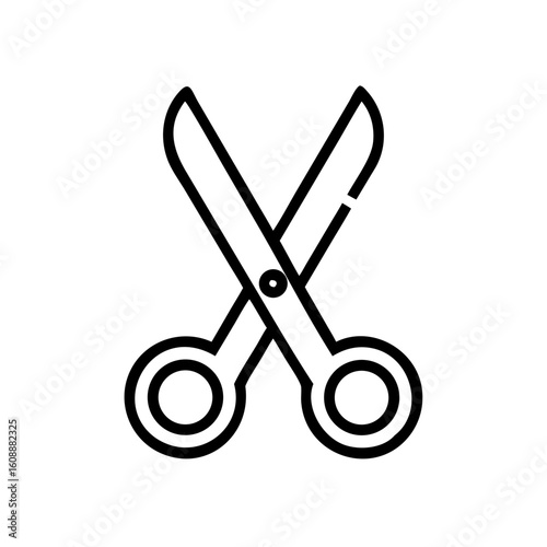 Scissors Icon for Creativity and Crafting Topics