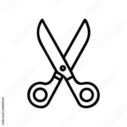 Scissors Icon for Creativity and Crafting Topics