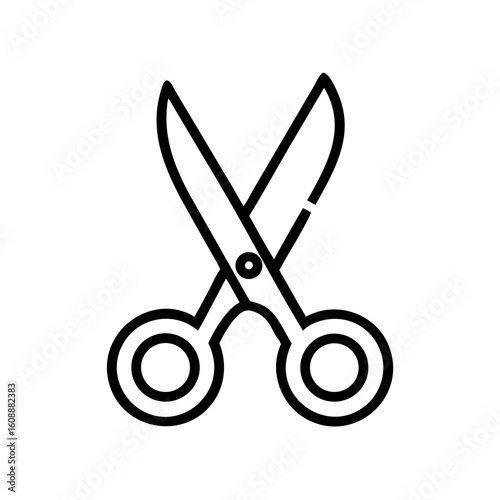 Scissors Icon for Creativity and Crafting Topics