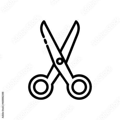 Scissors Icon for Creativity and Crafting Topics
