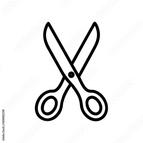Scissors Icon for Creativity and Crafting Topics