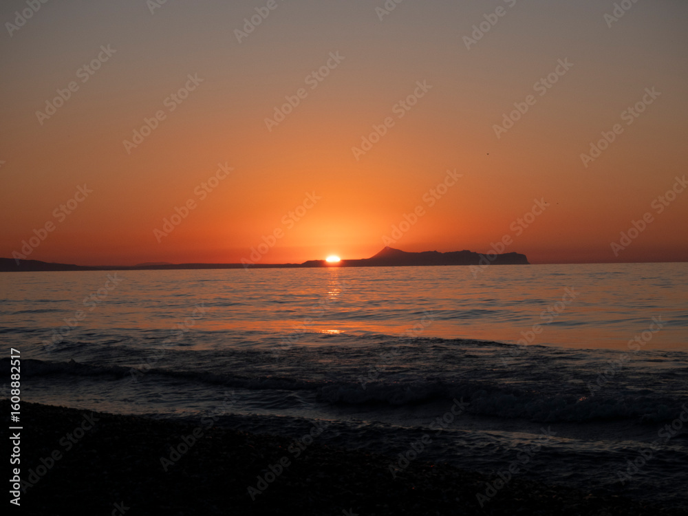 Obraz premium sunset on the beach