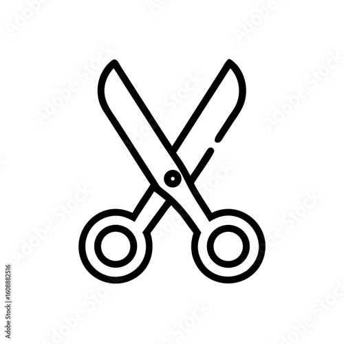 Scissors Icon for Creativity and Crafting Topics