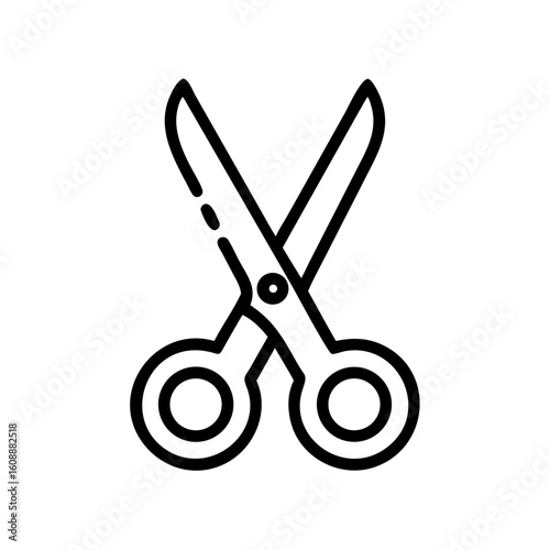 Scissors Icon for Creativity and Crafting Topics