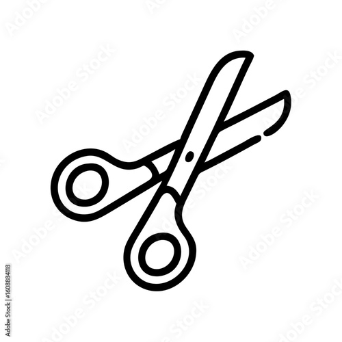 Scissors Icon for Creativity and Crafting Topics