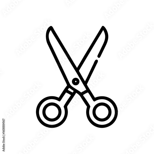 Scissors Icon for Creativity and Crafting Topics