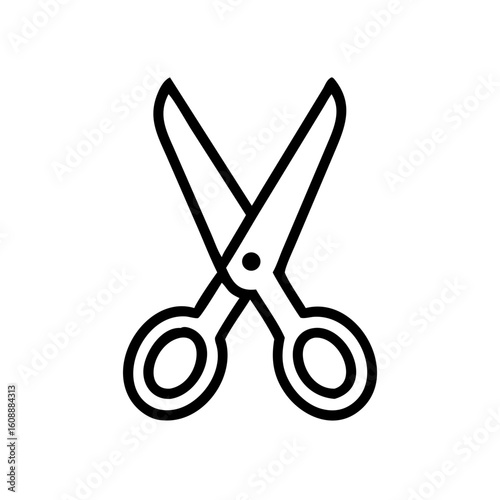 Scissors Icon for Creativity and Crafting Topics