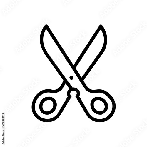 Scissors Icon for Creativity and Crafting Topics