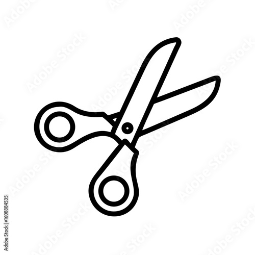 Scissors Icon for Creativity and Crafting Topics