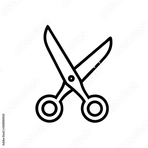 Scissors Icon for Creativity and Crafting Topics