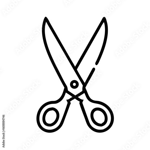 Scissors Icon for Creativity and Crafting Topics