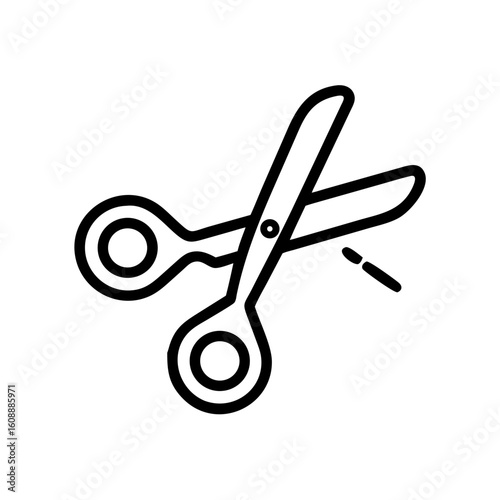 Scissors Icon for Creativity and Crafting Topics