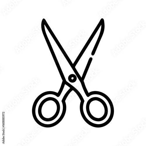 Scissors Icon for Creativity and Crafting Topics