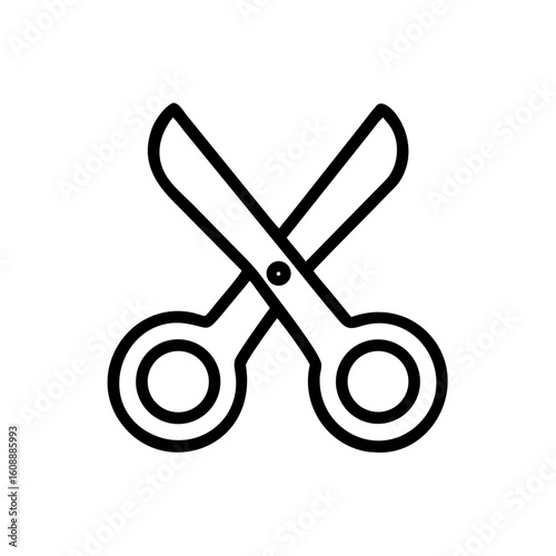 Scissors Icon for Creativity and Crafting Topics