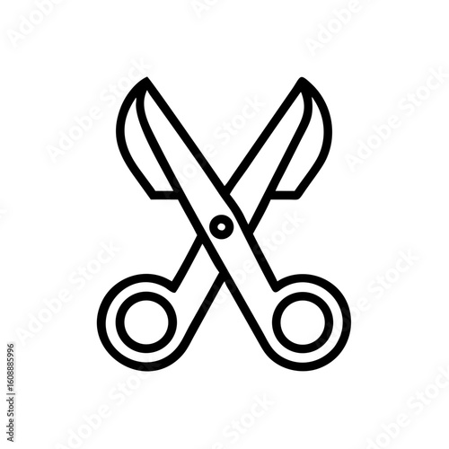 Scissors Icon for Creativity and Crafting Topics