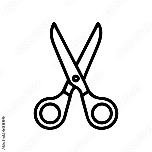 Scissors Icon for Creativity and Crafting Topics