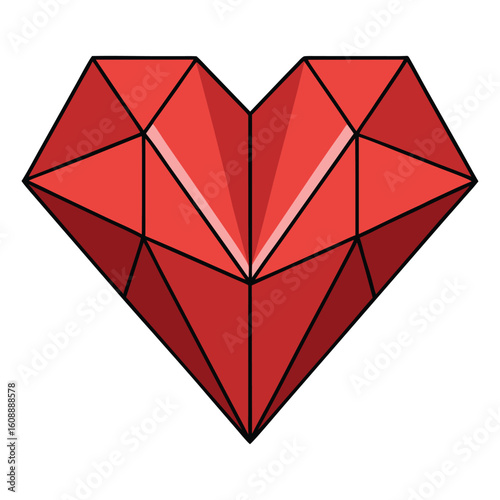 Origami heart
