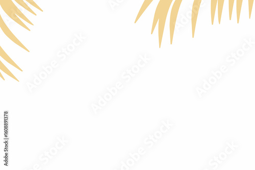 background with palm leaves