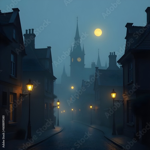 Foggy French Revolution Street