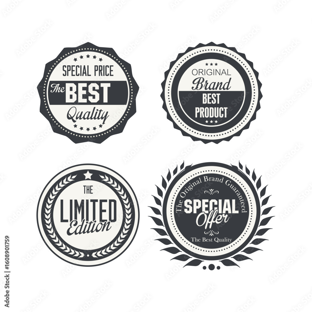 Obraz premium Premium quality labels