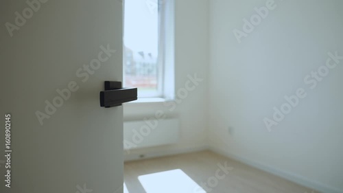 Interior of a new apartment, unfurnished apartment, renovated apartment, renovated apartment