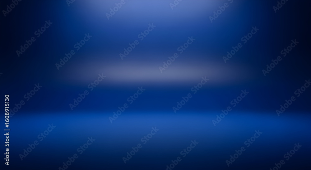 royal blue curved studio background with smooth gradient lighting and soft vignette royal blue curved studio background with smooth gradient lighting and soft vignette