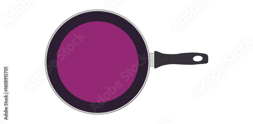 pan,cook,food modern flat vector illustration for kitchen utensil design vector graphic for recipe app