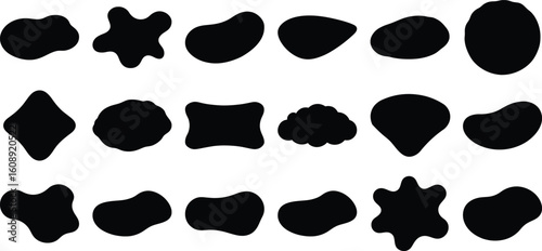 Collection of Abstract Organic Shapes