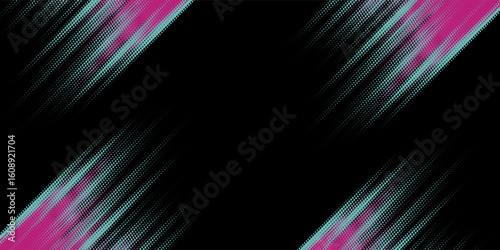 Car sticker wrap banner abstract sporty lines pink blue greenish grunge color combination brush storm thunder modern pattern racing motorsport.