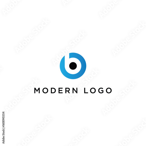 Free Download Modern and clean logo letter B, vector - GFXLoad