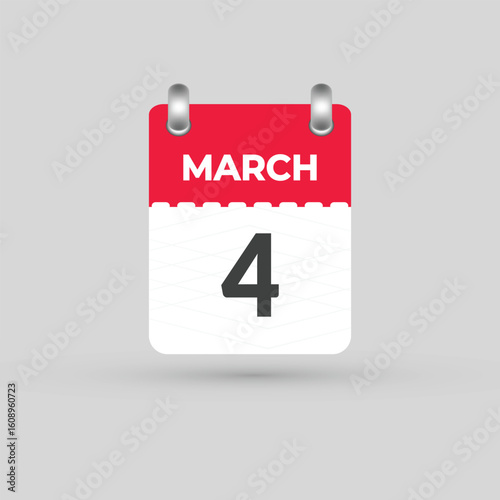Free Download MARCH 4 calendar Date Month icon - GFXLoad