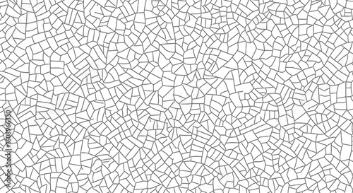 Cracked Ground Texture Seamless Pattern, Dry Soil Background