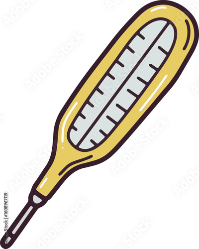 temperature check tool illustration vector