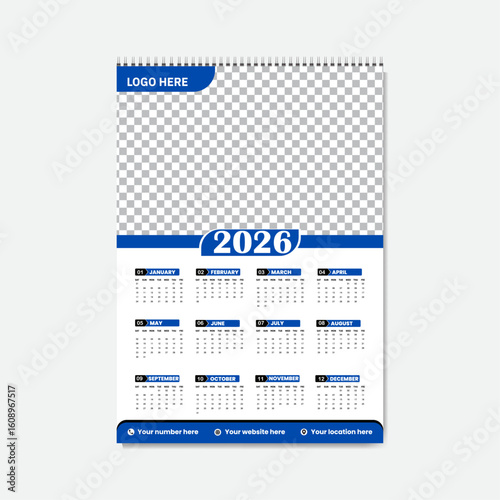 Creative modern Calendar design.