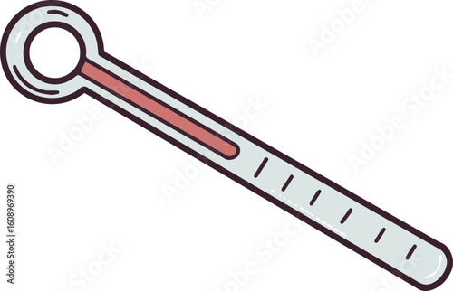 temperature check tool illustration vector