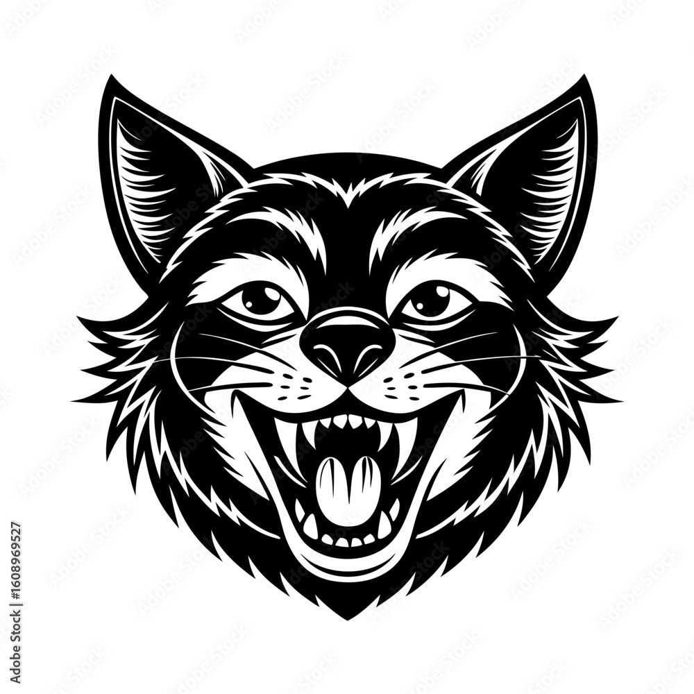 Obraz premium wolf head tattoo