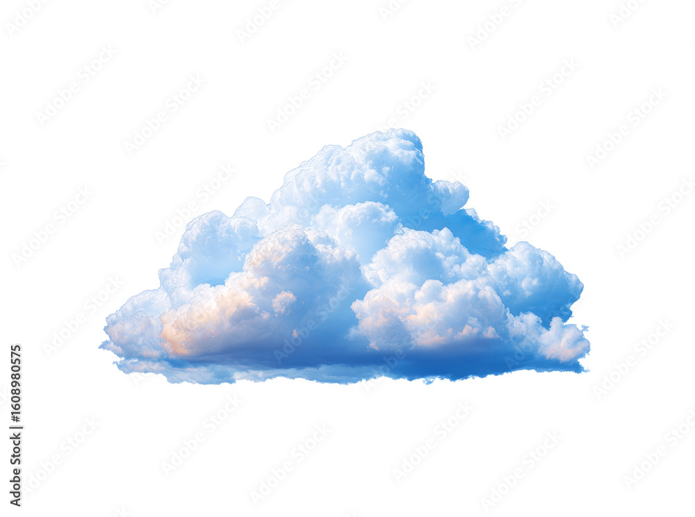Single fluffy cumulus cloud isolated on black background. Isolated On Transparent Background Single fluffy cumulus cloud isolated on black background. Isolated On Transparent Background