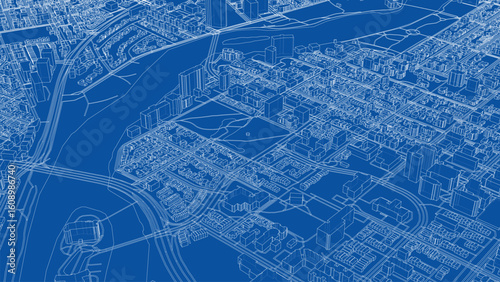 Detailed Urban Blueprint