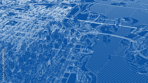 Detailed City Blueprint