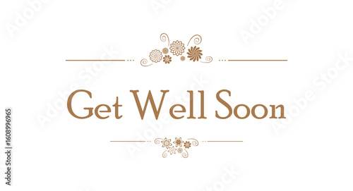 GET WELL SOON card	