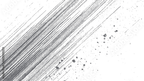 Distressed diagonal scratch pattern texture. Abstract grunge line overlay background. Modern rough surface graphic style.
